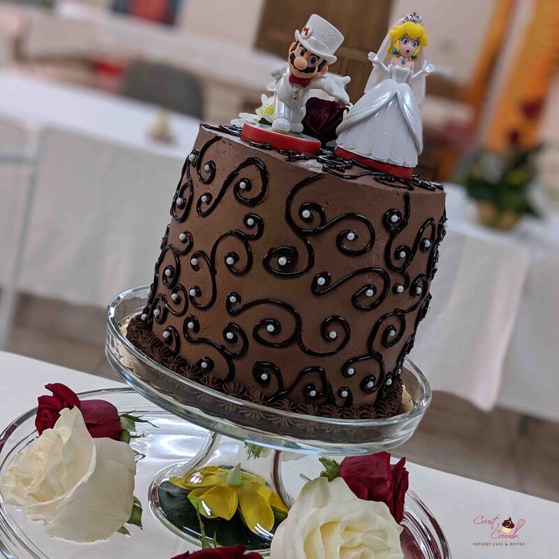 Mario wedding cake