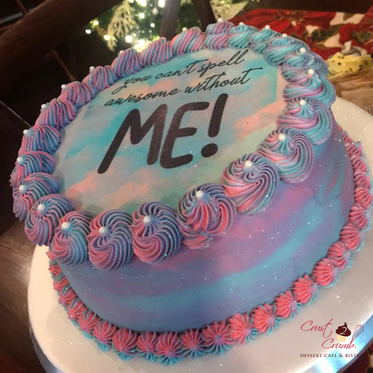 Taylor Swift 'me' print cake